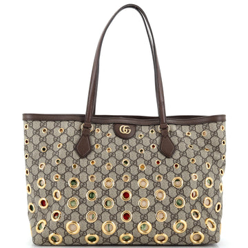 Gucci Ophidia Tote Grommet GG Coated Canvas Medium