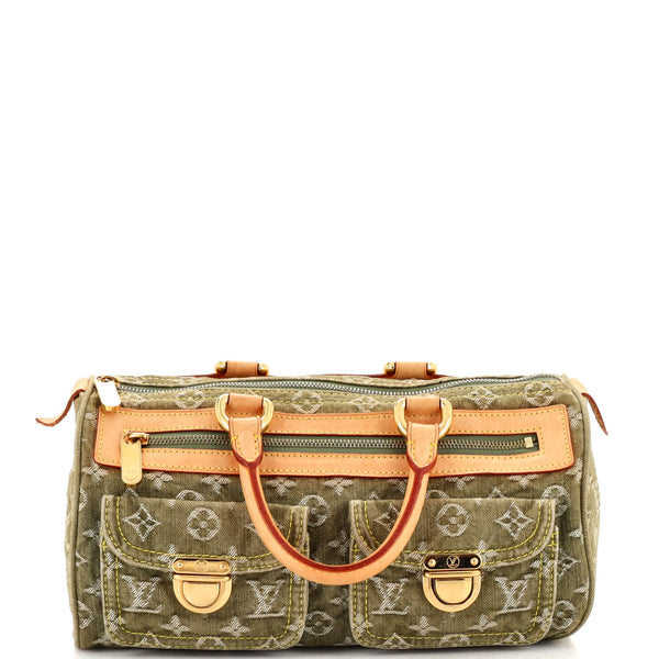 Louis Vuitton Neo Speedy Bag Denim Green 2324931