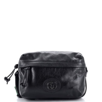 Gucci Tonal Double G Shoulder Bag Leather