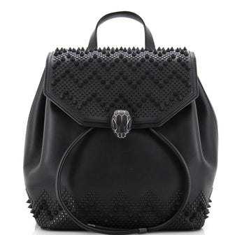 Bvlgari Nicholas Kirkwood Serpenti Forever Backpack Studded Leather Medium