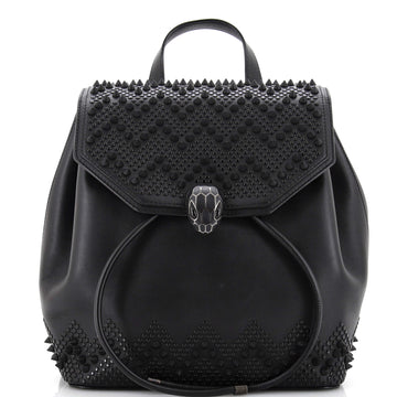 Bvlgari Nicholas Kirkwood Serpenti Forever Backpack Studded Leather Medium