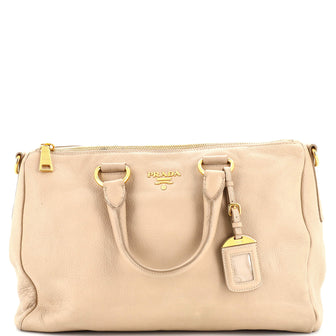 Prada Convertible Boston Bag Vitello Daino Medium