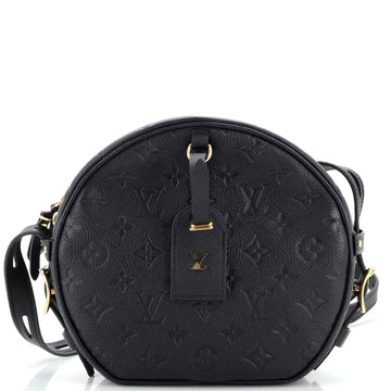 Louis Vuitton Boite Chapeau Souple Bag Monogram Empreinte Leather MM