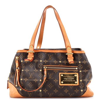 Louis Vuitton Riveting Handbag Monogram Canvas