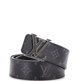 Louis Vuitton LV Initiales Reversible Belt Monogram Taigarama Wide