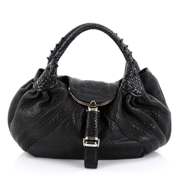 Fendi Spy Bag Leather Black 2325502