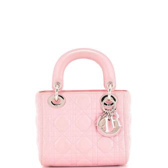 Christian Dior Lady Dior Bag Cannage Quilt Lambskin Mini
