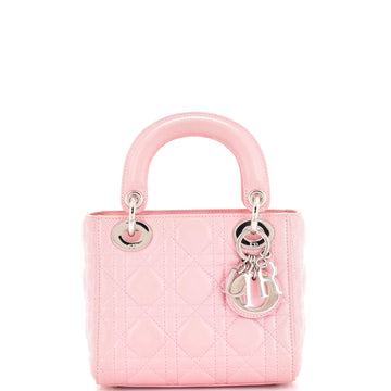 Christian Dior Lady Dior Bag Cannage Quilt Lambskin Mini
