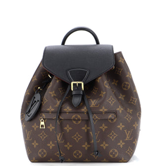 Louis Vuitton Montsouris NM Backpack Monogram Canvas with Leather PM