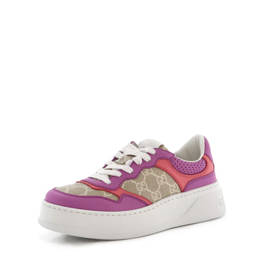 Gucci Women's Dali Platform Sneakers GG Coated Canvas and Leather