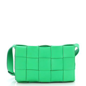Bottega Veneta Cassette Crossbody Bag Maxi Intrecciato Leather