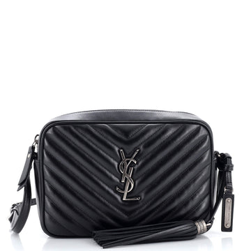 Saint Laurent Lou Camera Bag Matelasse Chevron Leather Small