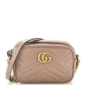 Gucci GG Marmont Shoulder Bag Matelasse Leather Mini