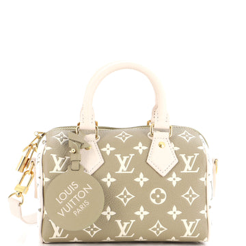 Louis Vuitton Speedy Bandouliere Bag Spring in the City Monogram Empreinte Leather 20