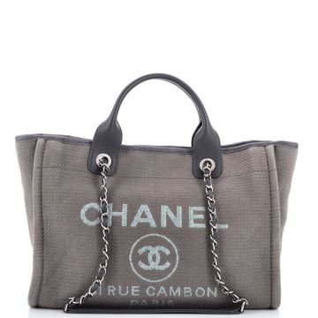 Chanel Deauville NM Tote Mixed Fibers Small