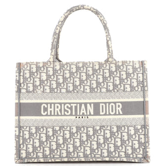 Christian Dior Book Tote Oblique Canvas Medium