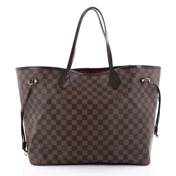 Louis Vuitton Neverfull Tote Damier GM Brown 2327401