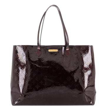 Louis Vuitton Wilshire Handbag Monogram Vernis GM