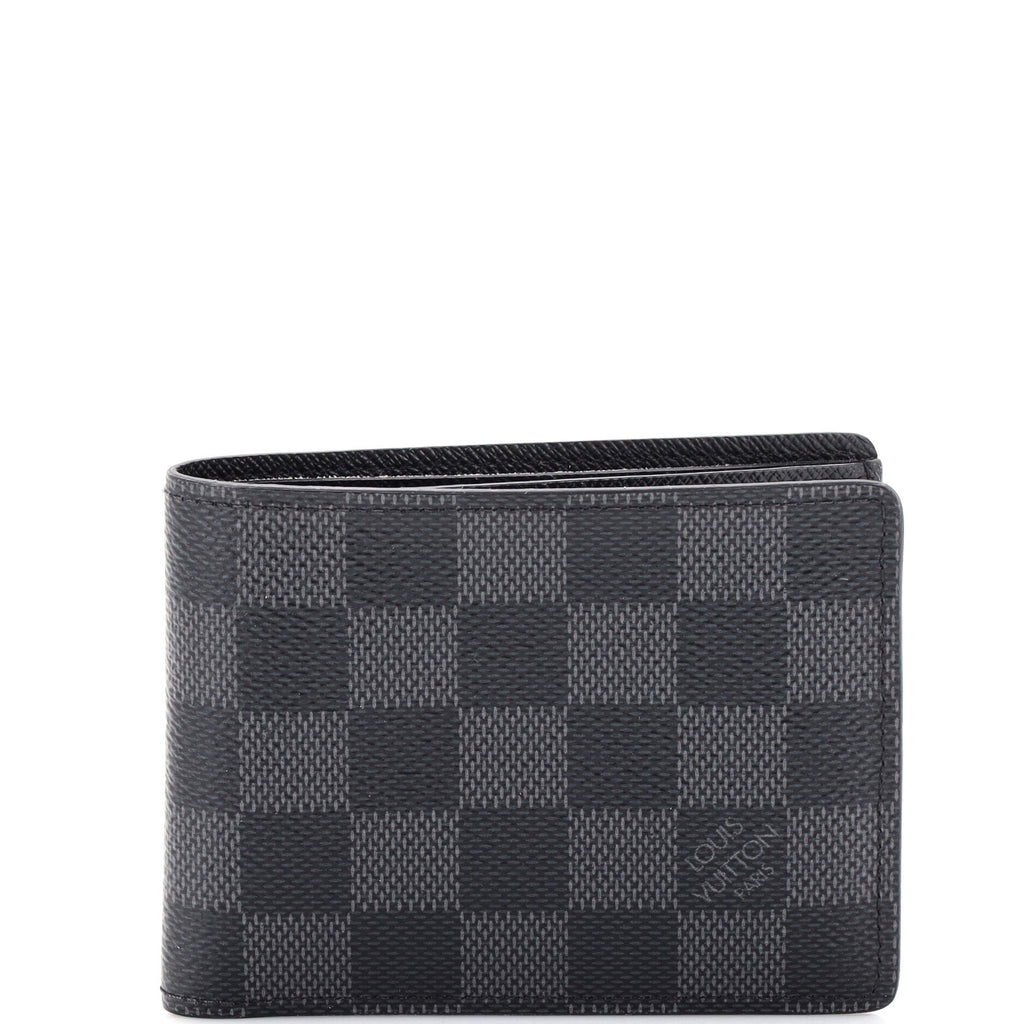 Louis Vuitton Slender ID Wallet Damier Graphite Black 2309552