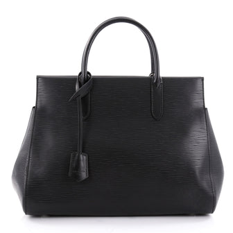 Louis Vuitton Marly Handbag Epi Leather MM Black 2328201