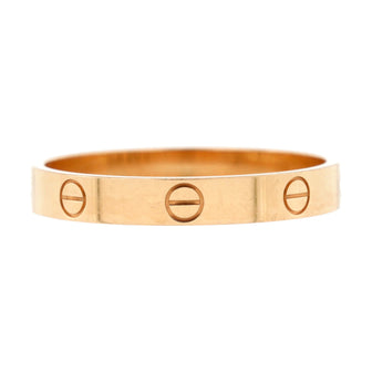Cartier Love Wedding Band Ring 18K Rose Gold