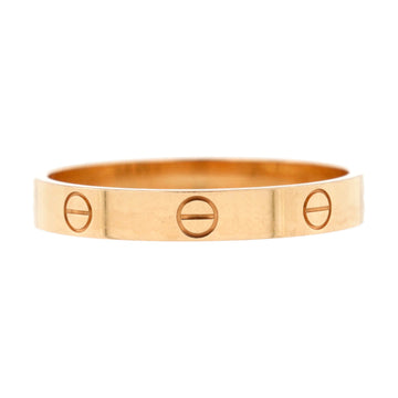 Cartier Love Wedding Band Ring 18K Rose Gold