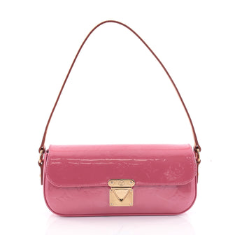 Louis Vuitton Malibu Street Handbag Monogram Vernis Pink 2328403
