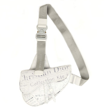 Christian Dior Daniel Arsham Saddle Crossbody Bag Printed Leather