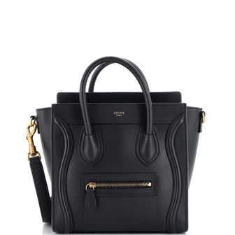 Celine Luggage Bag Smooth Leather Nano
