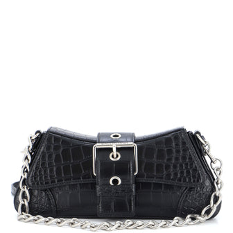 Balenciaga Lindsay Chain Strap Shoulder Bag Leather