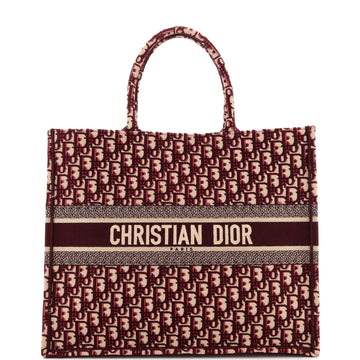 Christian Dior Book Tote Oblique Canvas Large
