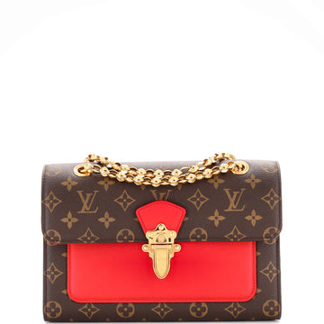 Louis Vuitton Victoire Handbag Monogram Canvas and Leather