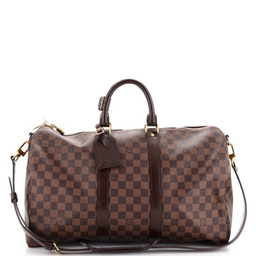 Louis Vuitton Keepall Bandouliere Bag Damier 45