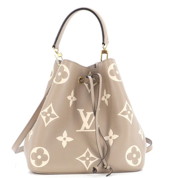 Louis Vuitton NeoNoe Handbag Bicolor Monogram Empreinte Giant MM