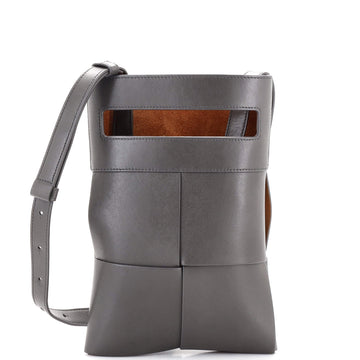 Bottega Veneta Cut Out Crossbody Bag Maxi Intrecciato Leather