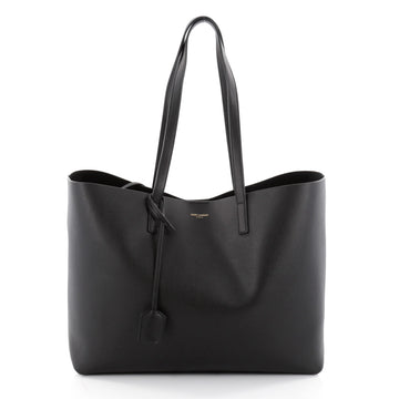 Saint Laurent Shopper Tote Leather Large Black 2329802