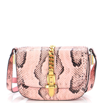 Gucci Sylvie 1969 Shoulder Bag Python Mini