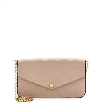 Louis Vuitton Felicie Pochette Monogram Empreinte Leather