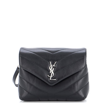 Saint Laurent Loulou Shoulder Bag Matelasse Chevron Leather Toy