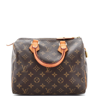 Louis Vuitton Speedy Handbag Monogram Canvas 25