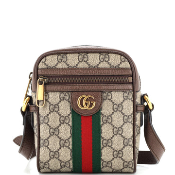 Gucci Ophidia Messenger Bag GG Coated Canvas Mini