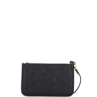 Louis Vuitton Neverfull Pochette Limited Edition Urs Fischer Monogram  Leather Large Black 2331921