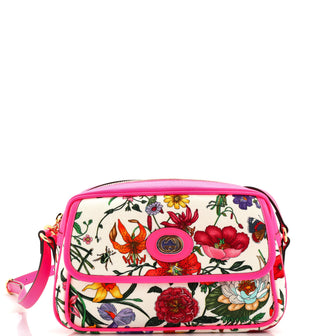 Gucci Shoulder Bag Flora Canvas Small