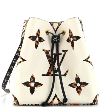 Louis Vuitton NeoNoe Handbag Limited Edition Jungle Monogram Giant