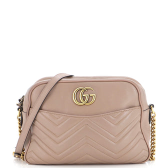 Gucci GG Marmont Medium Top Handle Bag in Brown
