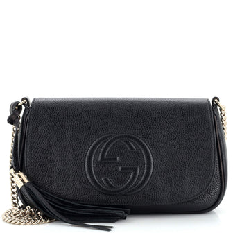 Gucci Soho Chain Crossbody Bag Leather Medium