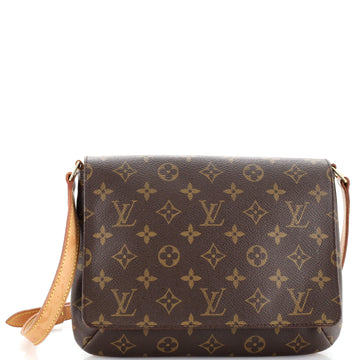 Louis Vuitton Musette Tango Handbag Monogram Canvas