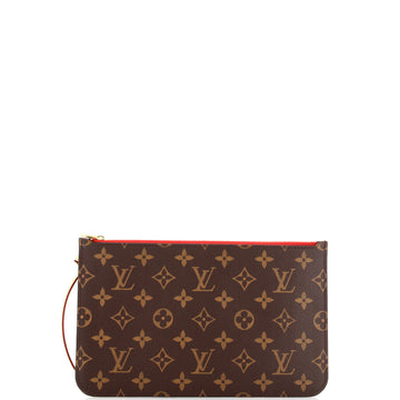 Louis Vuitton Neverfull Pochette Monogram Canvas Large