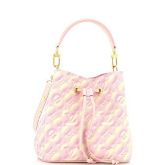 Louis+Vuitton+V+Tote+Shoulder+Bag+BB+Light+Pink+Monogram+Canvas for sale  online