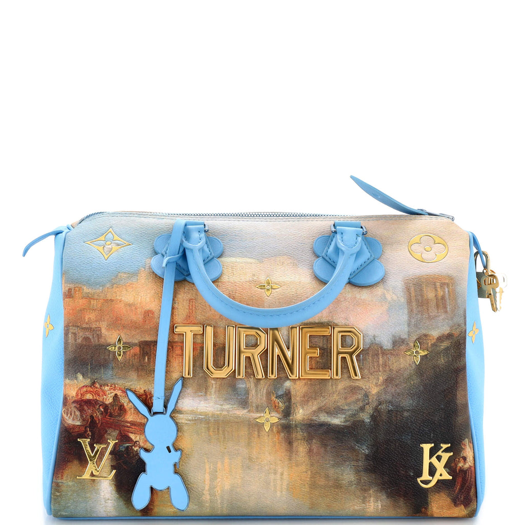 Louis Vuitton　フードのみ Louis Vuitton Speedy Handbag Limited Edition Jeff Koons Van Gogh